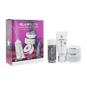GLAMGLOW - Clear Skin Countdown Set: SuperCleanse 30g + Supermud 50ml + Supertoner 30ml G19R / 012458 3pcs